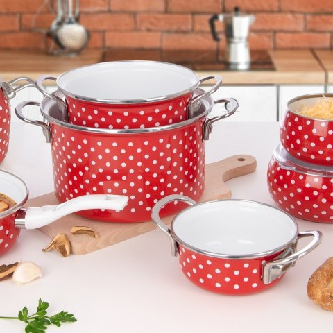 Garnek emaliowany indukcja na indukcję gaz TECKA 22 cm 4L ORION 113358