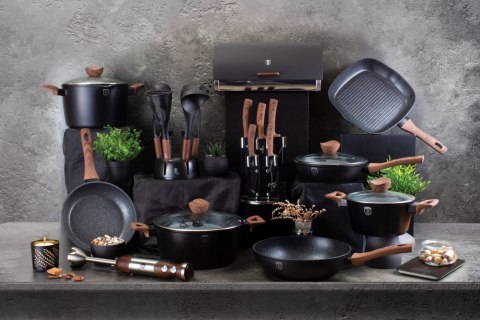 GARNEK NISKI 28cm 3.8L BERLINGER HAUS EBONY ROSEWOOD BH-1739