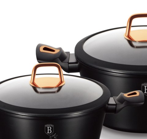 GARNEK NISKI 3.8L 28CM BERLINGER HAUS BLACK ROSE BH-1640