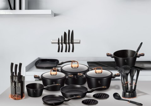 GARNEK NISKI 3.8L 28CM BERLINGER HAUS BLACK ROSE BH-1640