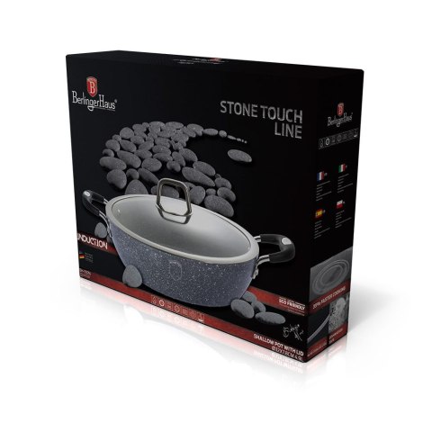 GARNEK NISKI 4.9L 32CM BERLINGER HAUS STONE TOUCH BH-1157-N