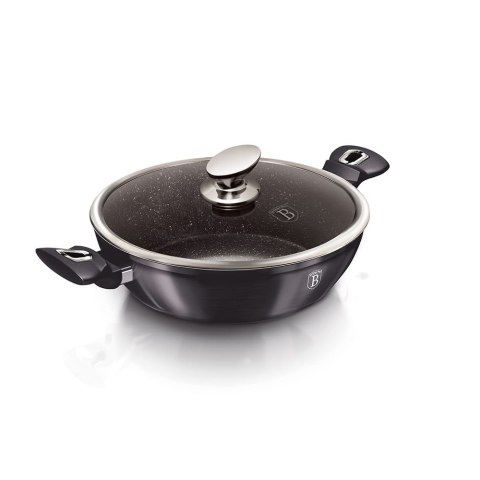 GARNEK NISKI Z POWŁ. GRANITOWĄ 3.8L 28cm BERLINGER HAUS METALLIC LINE Carbon Pro BH-6898