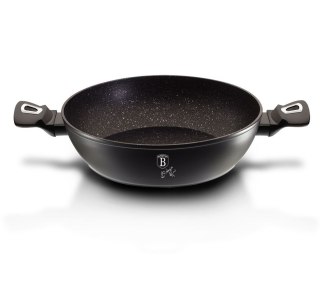 GARNEK PŁASKI 3.8L 28CM BERLINGER HAUS BLACK SILVER BH-1850