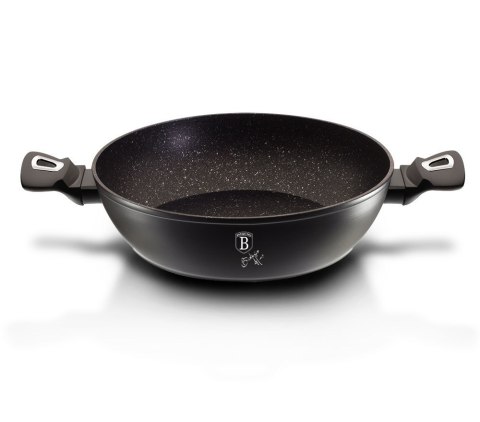 GARNEK PŁASKI 3.8L 28CM BERLINGER HAUS BLACK SILVER BH-1850