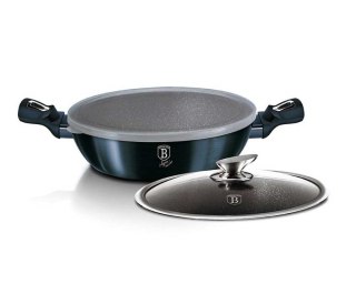 GARNEK PŁASKI 3.8L 28CM BERLINGER HAUS METALLIC AQUAMARINE BH-6794