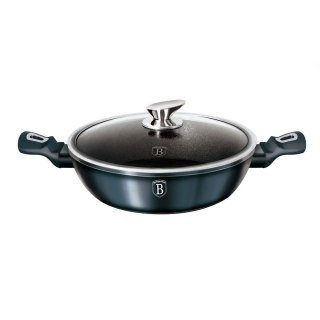 GARNEK PŁASKI 3.8L 28CM BERLINGER HAUS METALLIC AQUAMARINE BH-6794