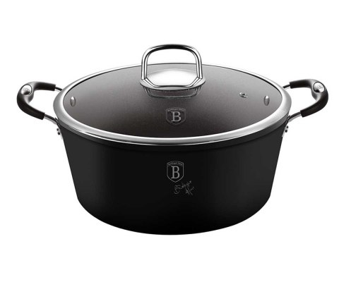 GARNEK TYTANOWY 20cm 2.5L BERLINGER HAUS BLACK PROFESSIONAL LINE BH-6122
