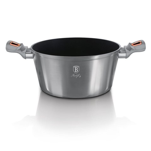 GARNEK TYTANOWY 24cm 4.1L BERLINGER HAUS MOONLIGHT BH-6012