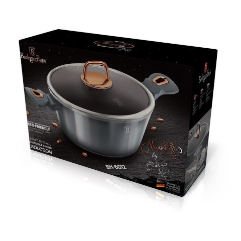 GARNEK TYTANOWY 24cm 4.1L BERLINGER HAUS MOONLIGHT BH-6012