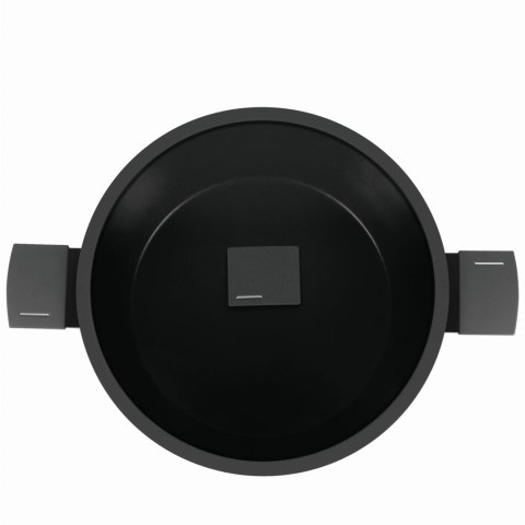 GARNEK TYTANOWY Z POKRYWKĄ 30CM 8L BERLINGER HAUS ANTRACIT BH-8133