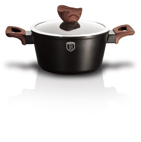 GARNEK Z POWŁOKĄ GRANITOWĄ 20cm 2.5L BERLINGER HAUS EBONY ROSEWOOD BH-1716