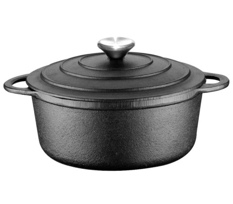 GARNEK ŻELIWNY 2.4L 22cm KRISBERG KS-2551