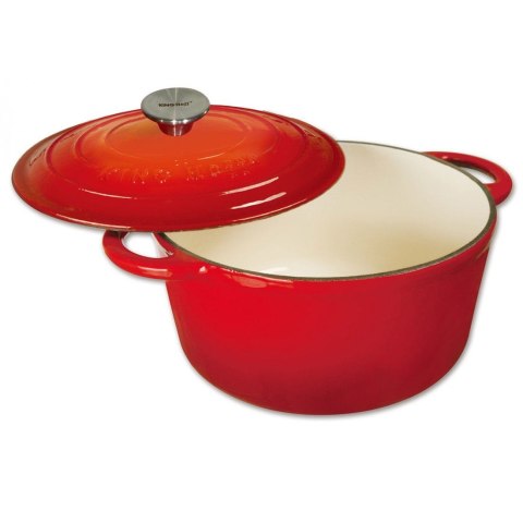 GARNEK ŻELIWNY EMALIOWANY 2.4L 20cm KINGHOFF KH-1614