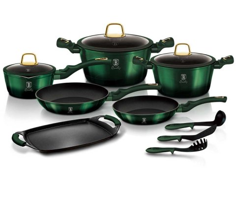 GARNKI 12 EL. BERLINGER HAUS METALLIC EMERALD LINE BH-6066