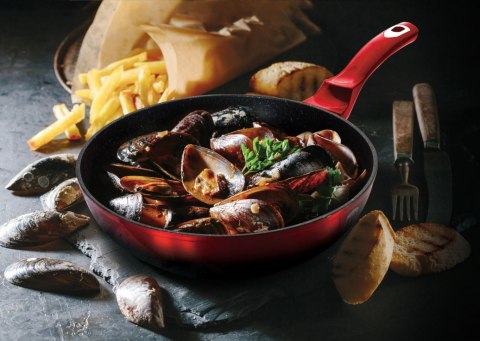 GARNKI BERLINGER HAUS METALLIC BLACK BURGUNDY LINE 10 ELE BH-1631-N