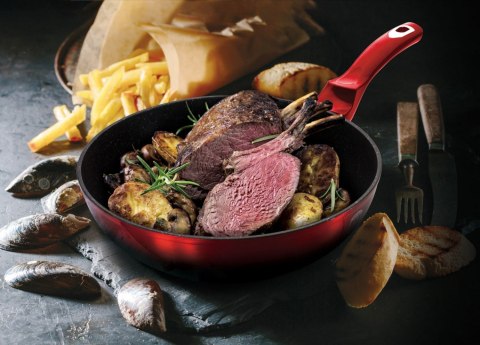 GARNKI BERLINGER HAUS METALLIC BLACK BURGUNDY LINE 15 ELE BH-1632-N