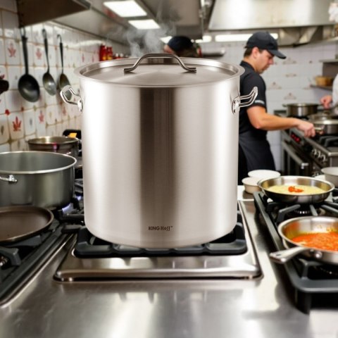 Garnek gastronomiczny 40cm 50L stal nierdzewna KINGHOFF KH-1966