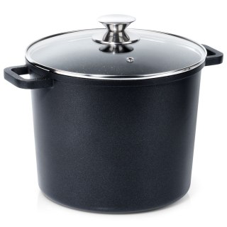 Garnek granitowy ze szklaną pokrywką indukcja wysoki GRANDE 7.6L ORION 113317