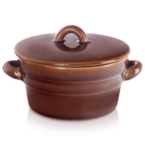 Garnek na smalec do smalcu ceramiczny z pokrywką 340 ml ORION 127611