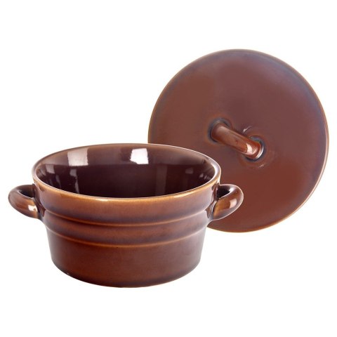 Garnek na smalec do smalcu ceramiczny z pokrywką 340 ml ORION 127611