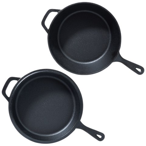 Garnek z patelnią żeliwne zestaw komplet 24 cm / 3.5L CAST LINE VILDE 199032