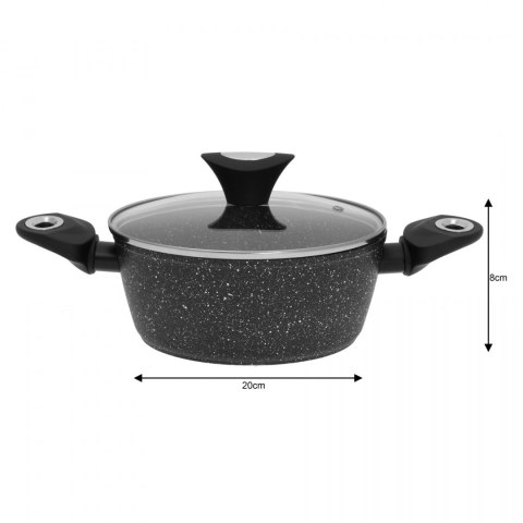 GARNKI GRANITOWE GOLD MARMO 12 ELE. KLAUSBERG KB-7201