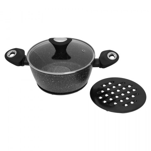 GARNKI GRANITOWE GOLD MARMO 12 ELE. KLAUSBERG KB-7201