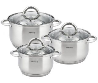 GARNKI KiNGHOFF SILVER 6 ELE KH-4447