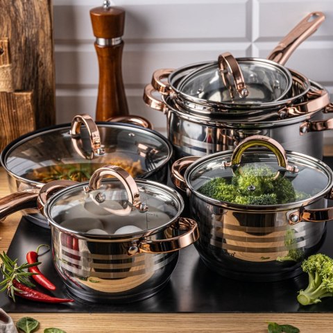 GARNKI STALOWE 12 EL. 2.1/2.1/2.9/3.4/3.9/6.6L KLAUSBERG KB-7700