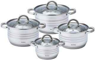 GARNKI STALOWE 8 EL. 2.1/2.9/3.9/6.6L KLAUSBERG KB-7694