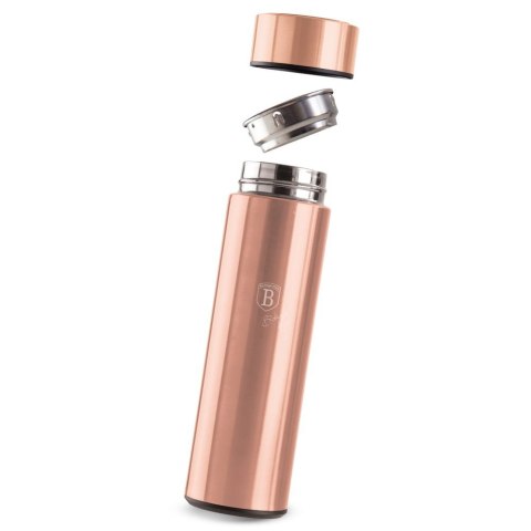 INTELIGENTNY TERMOS STALOWY 0.45L Z WSKAŹNIKIEM TEMPERATURY LED BERLINGER HAUS ROSE GOLD BH-7954