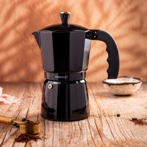 KAWIARKA ESPRESSO KAFETERKA CIŚNIENIOWA KINGHOFF 300ML / 6 FILIŻANEK KH-1883