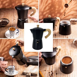 KAWIARKA ESPRESSO KAFETERKA CIŚNIENIOWA KINGHOFF 300ML / 6 FILIŻANEK KH-1886