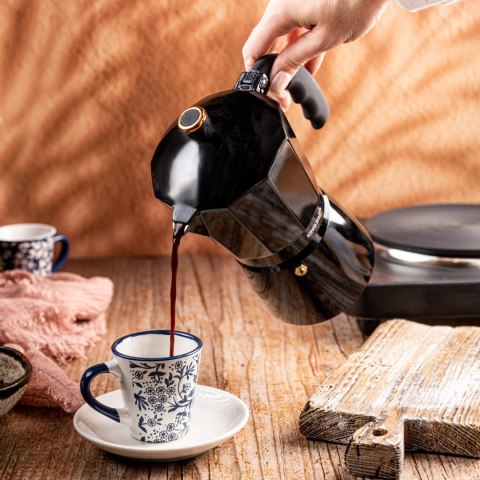 KAWIARKA ESPRESSO KAFETERKA CIŚNIENIOWA KINGHOFF 450ML / 9 FILIŻANEK KH-1884