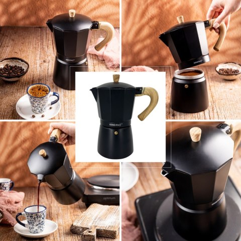 KAWIARKA ESPRESSO KAFETERKA CIŚNIENIOWA KINGHOFF 450ML / 9 FILIŻANEK KH-1887