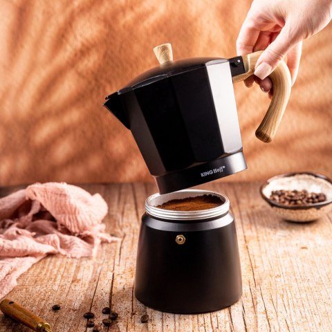 KAWIARKA ESPRESSO KAFETERKA CIŚNIENIOWA KINGHOFF 450ML / 9 FILIŻANEK KH-1887