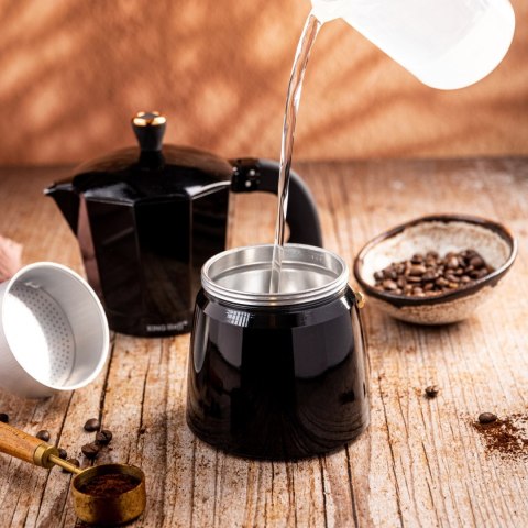 KAWIARKA ESPRESSO KAFETERKA CIŚNIENIOWA KINGHOFF 600ML / 12 FILIŻANEK KH-1885