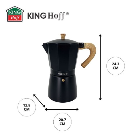 KAWIARKA ESPRESSO KAFETERKA CIŚNIENIOWA KINGHOFF 600ML / 12 FILIŻANEK KH-1888