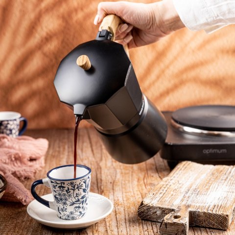 KAWIARKA ESPRESSO KAFETERKA CIŚNIENIOWA KINGHOFF 600ML / 12 FILIŻANEK KH-1888