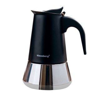 KAWIARKA ESPRESSO KAFETERKA CIŚNIENIOWA KLAUSBERG 200ML (3 FILIŻANKI) KB-7844