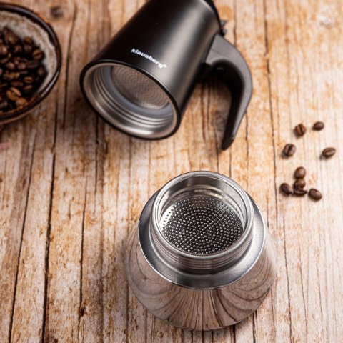 KAWIARKA ESPRESSO KAFETERKA CIŚNIENIOWA KLAUSBERG 200ML (3 FILIŻANKI) KB-7844