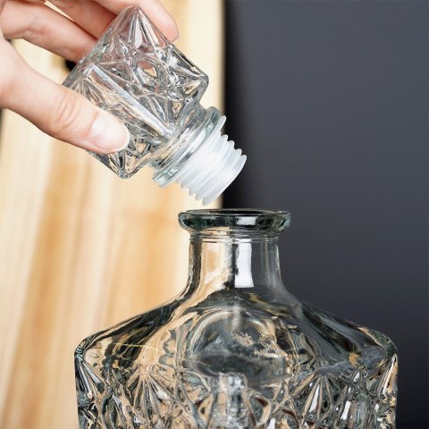 Karafka do whisky nalewki na alkohol napoje szklana 830ml EXCELLENT HOUSEWARE 139627