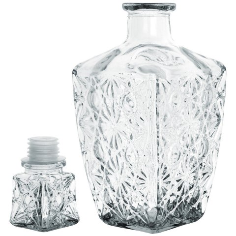 Karafka do whisky nalewki na alkohol napoje szklana 830ml EXCELLENT HOUSEWARE 139627