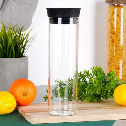 Karafka szklana z pokrywką na napoje wodę sok dzbanek 1L EXCELLENT HOUSEWARE 139636