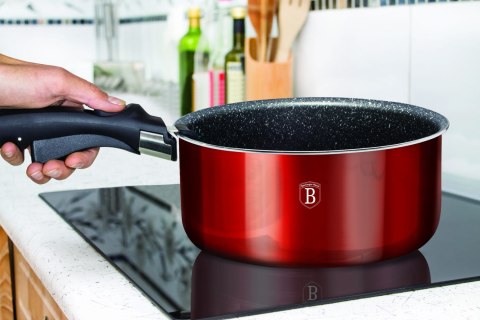 KOMPLET GARNKÓW 12-ele CLICK & COOK BERLINGER HAUS METALLIC LINE BURGUNDY BH-1674