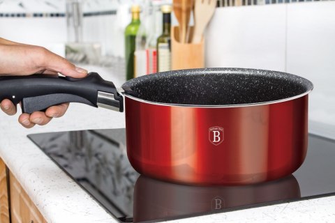 KOMPLET GARNKÓW 9-EL. CLICK & COOK BERLINGER HAUS METALLIC LINE BURGUNDY BH-6145