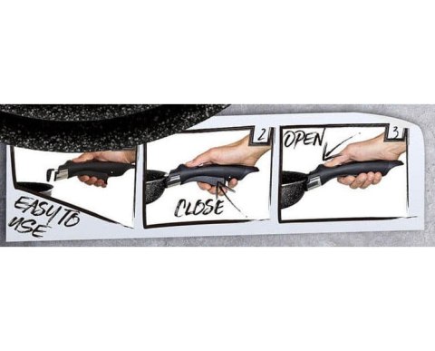 KOMPLET GARNKÓW 9 EL. CLICK & COOK BERLINGER HAUS METALLIC LINE CARBON PRO BH-6918