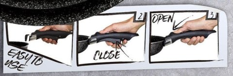 KOMPLET GARNKÓW 9-EL. CLICK & COOK BERLINGER HAUS METALLIC LINE ROSE GOLD BH-6147