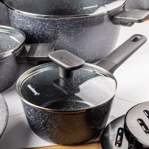 KOMPLET GARNKÓW Z MAMUROWĄ POWŁOKĄ NIEPRZYWIERAJĄCĄ 12-ELE KLAUSBERG KB-7832