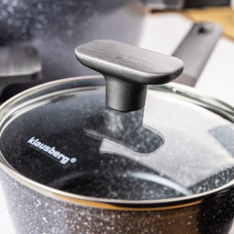 KOMPLET GARNKÓW Z MAMUROWĄ POWŁOKĄ NIEPRZYWIERAJĄCĄ 12-ELE KLAUSBERG KB-7832